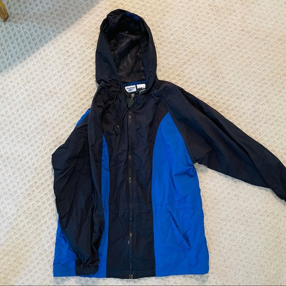 Reebok Vintage Blue and Black Windbreaker Women’s Size Small (1) - Picture 1 of 10